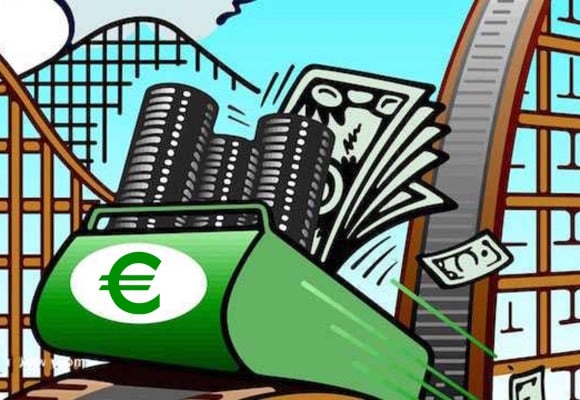 Đồng Euro đang trên một chuyến tàu lượn siêu tốc